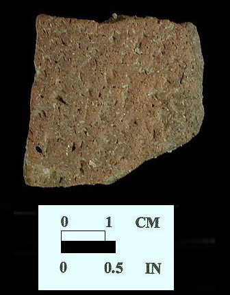 Popes Creek net-impressed body sherd from site 18CH136.